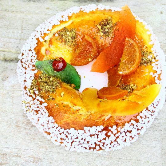 Photo de la recette Brioche cake with candied fruit
