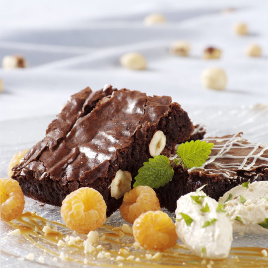 Photo de la recette Brownies moelleux au chocolat et noisettes