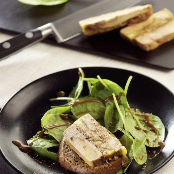 Photo du produit <span>Terrine de foie gras, pommes et figues moelleuses</span>